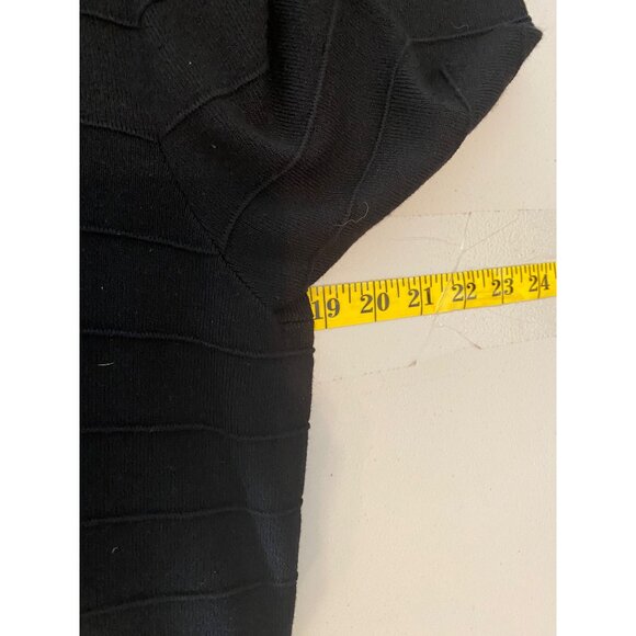 Jones New York Signature Black Blazer Jacket Textured Buttons & Pockets Large - Picture 8 of 10